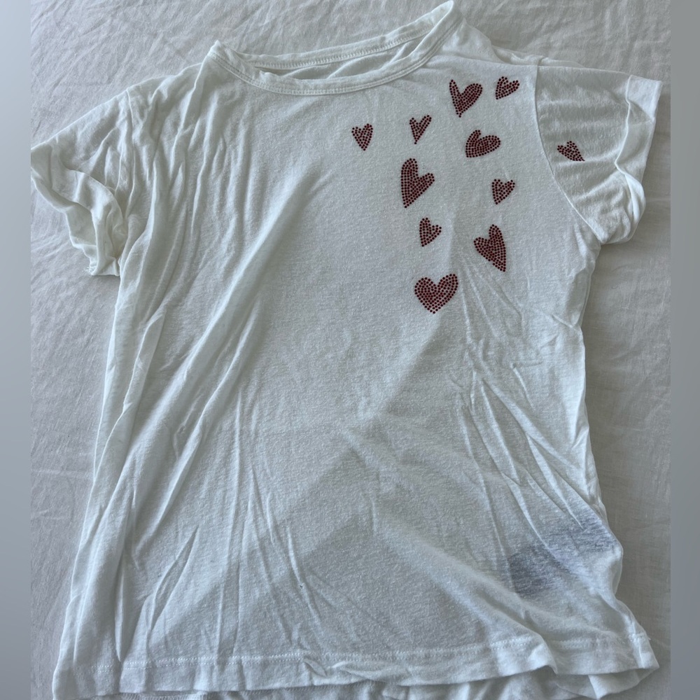 Zadig and Voltaire red heart shirt